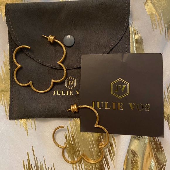 Julie Vos Jewelry - Medium Julie Vos Gardenia Hoop